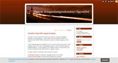 Desktop Screenshot of kozgazdasagtudomanyi.blog.hu
