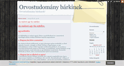 Desktop Screenshot of orvos-tudomany.blog.hu