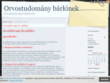 Tablet Screenshot of orvos-tudomany.blog.hu