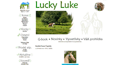 Desktop Screenshot of lucky-luke.blog.cz