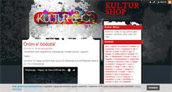 Desktop Screenshot of kulturshop.blog.hu