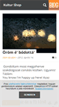 Mobile Screenshot of kulturshop.blog.hu
