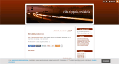 Desktop Screenshot of fifamasterfootball.blog.hu