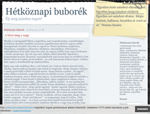 Tablet Screenshot of hetkoznapibuborek.blog.hu