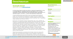 Desktop Screenshot of etrend-naturicum.blog.hu