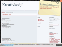 Tablet Screenshot of kreativotletek000.blog.hu