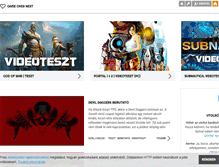 Tablet Screenshot of gameover.blog.hu