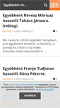 Mobile Screenshot of hasonlit.blog.hu