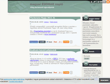 Tablet Screenshot of esomar.blog.hu