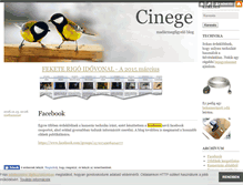 Tablet Screenshot of cinege.blog.hu