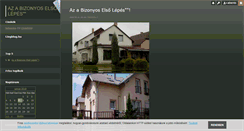 Desktop Screenshot of elsolepeskent.blog.hu