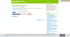 Desktop Screenshot of nevelesielsosegely.blog.hu