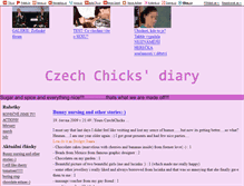 Tablet Screenshot of czechchicks.blog.cz