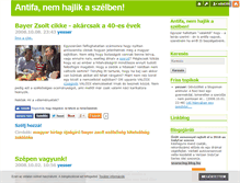 Tablet Screenshot of antifa.blog.hu