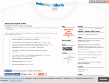 Tablet Screenshot of polok.blog.hu