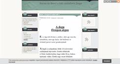 Desktop Screenshot of degu.blog.hu
