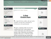 Tablet Screenshot of degu.blog.hu