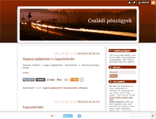 Tablet Screenshot of buksza.blog.hu