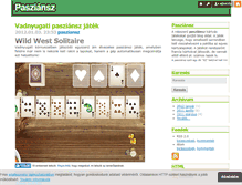Tablet Screenshot of pasziansz.blog.hu