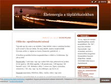 Tablet Screenshot of eletenergia.blog.hu