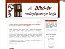 Tablet Screenshot of bibo100.blog.hu