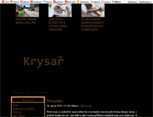 Tablet Screenshot of krysar.blog.cz