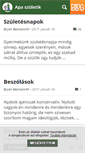 Mobile Screenshot of apaszuletik.blog.hu
