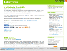 Tablet Screenshot of lottonyertes.blog.hu