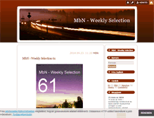 Tablet Screenshot of mbnweeklyselection.blog.hu