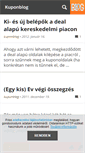 Mobile Screenshot of kuponblog.blog.hu