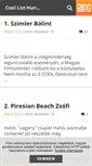 Mobile Screenshot of cool2010.blog.hu