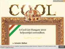 Tablet Screenshot of cool2010.blog.hu