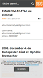 Mobile Screenshot of eltuntszemelyek.blog.hu