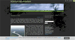 Desktop Screenshot of kornyezet-vedelem.blog.hu