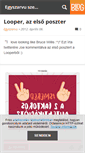 Mobile Screenshot of egyszarvu.blog.hu