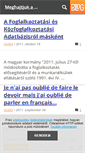 Mobile Screenshot of meghajtjukaberkeleyt.blog.hu