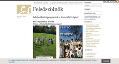 Desktop Screenshot of felsoszolnok.blog.hu