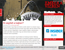 Tablet Screenshot of emberavizben.blog.hu