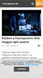 Mobile Screenshot of foursquare.blog.hu