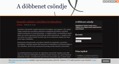 Desktop Screenshot of dobbenet.blog.hu