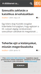 Mobile Screenshot of dobbenet.blog.hu