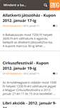 Mobile Screenshot of mindentababanak.blog.hu