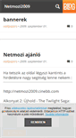 Mobile Screenshot of netmozi2009.blog.hu