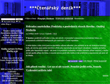 Tablet Screenshot of ctenarsky-denik.blog.cz