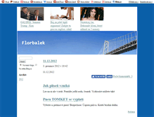 Tablet Screenshot of florbalek.blog.cz