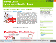 Tablet Screenshot of ingyenhirdetes.blog.hu