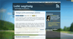 Desktop Screenshot of lelki-segitseg.blog.hu