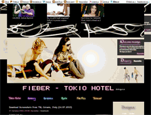 Tablet Screenshot of fieber-tokiohotel.blog.cz