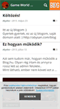 Mobile Screenshot of gameworld.blog.hu