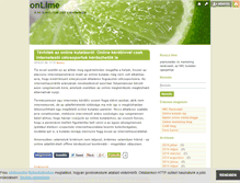 Tablet Screenshot of onlime.blog.hu